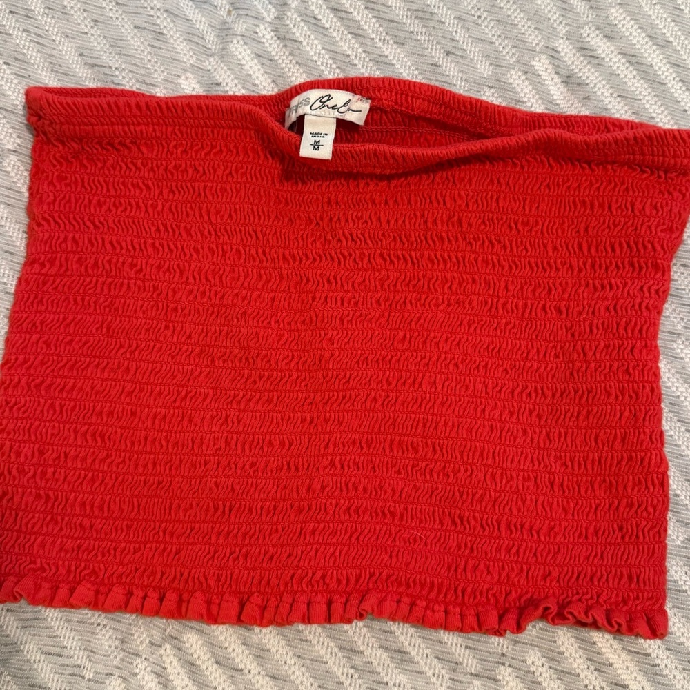 Express Red Tube Top